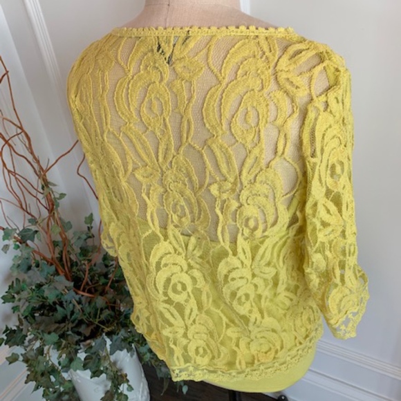 Fever Women's LaceTop with Knit Cami - Picture 4 of 6